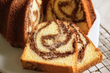 Cinnamon and Sugar Swirl Sour Cream Pound Cake