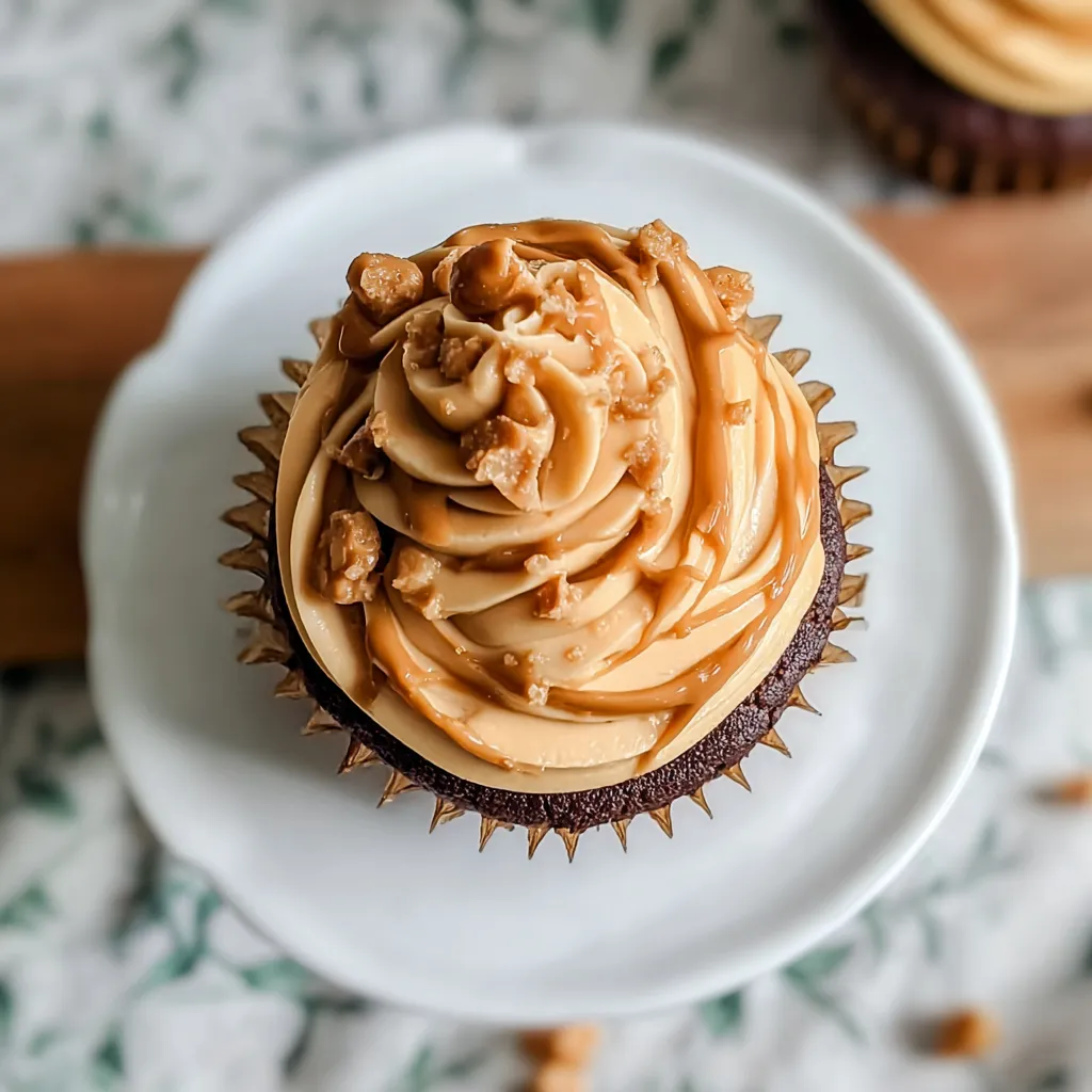 Delicious Peanut Butter Cupcake