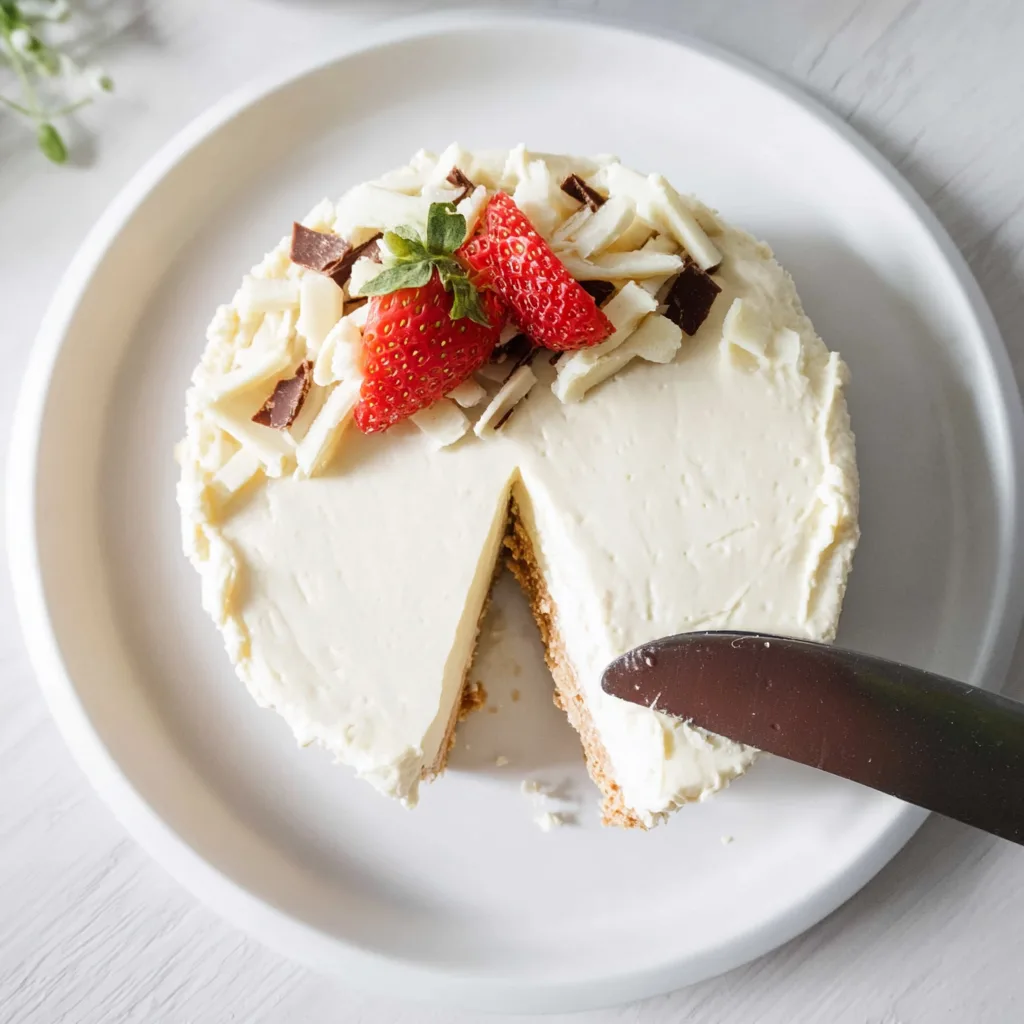 5-Ingredient No-Bake Cheesecake