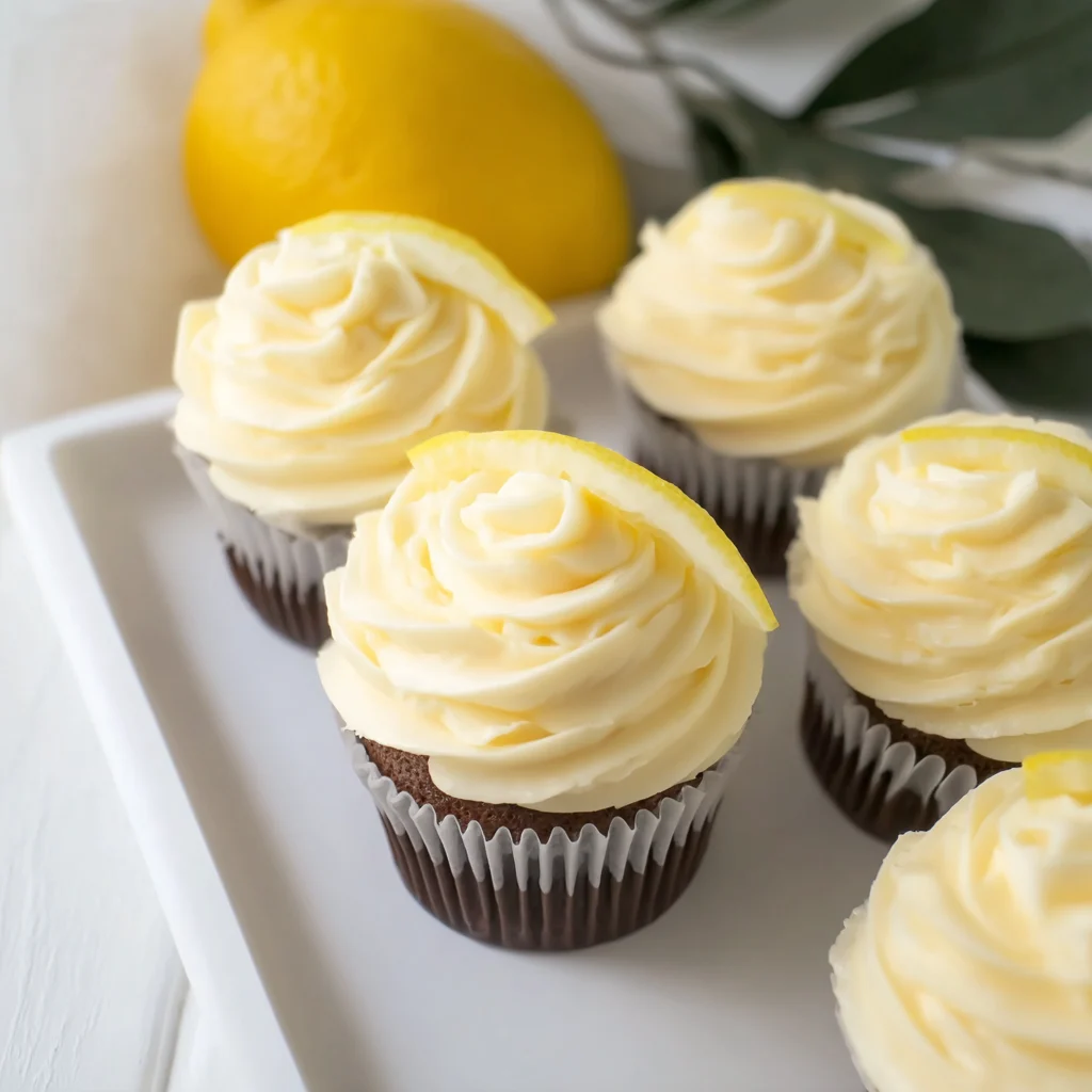 Easy Lemon Cupcake Lemon Cream Cheese Frosting Recipe
