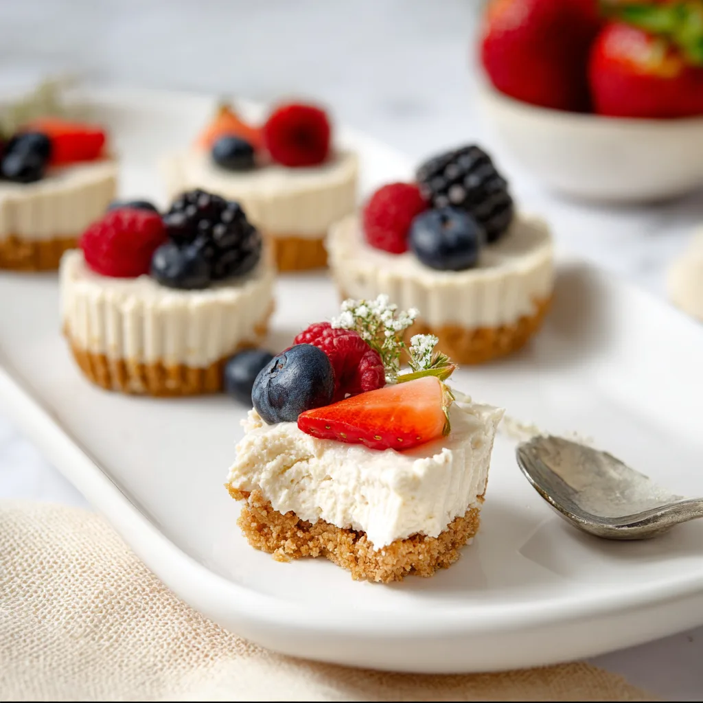 Easy Mini No-Bake Cheesecakes Recipe