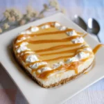Easy No bake caramel cheesecake