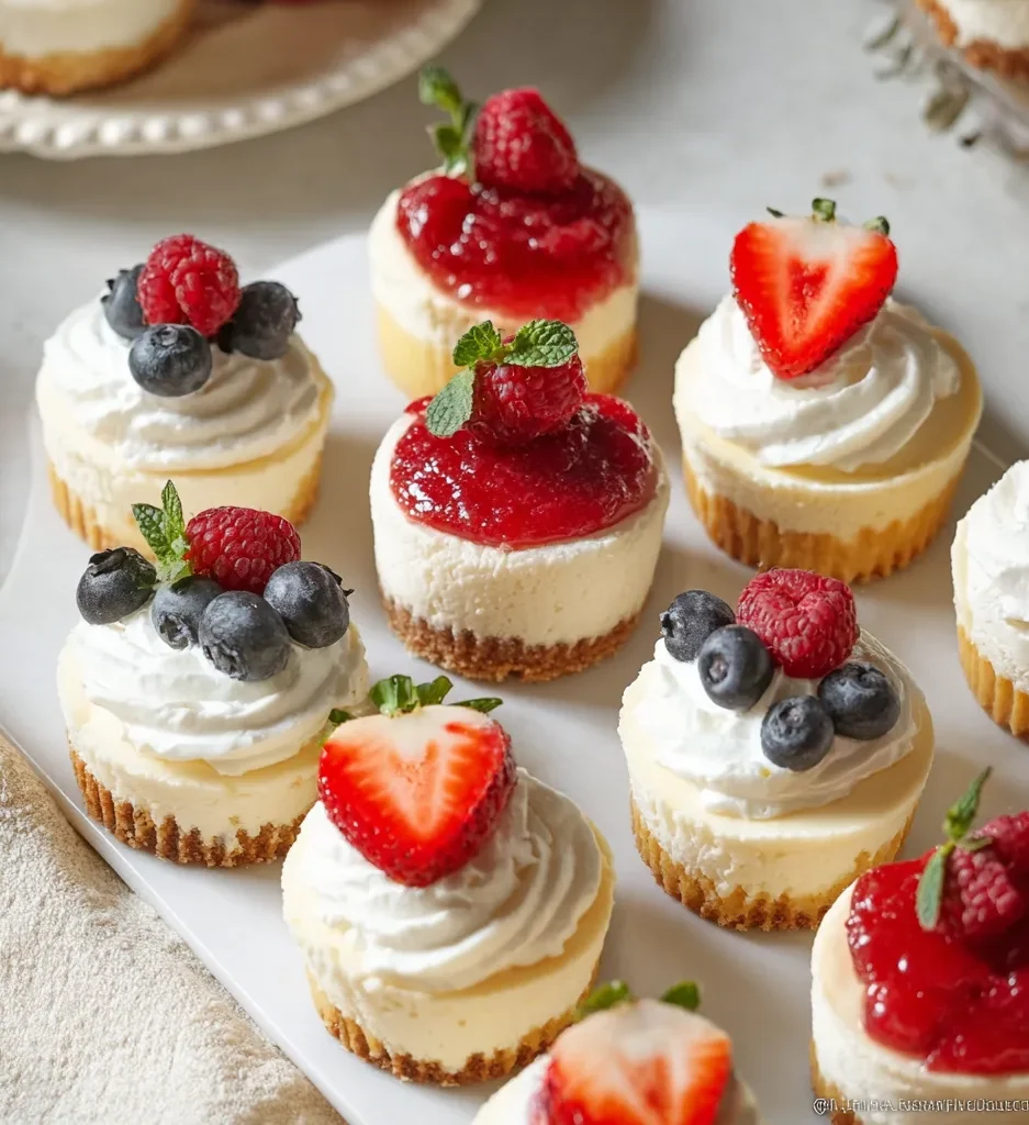 Easy Philadelphia Mini No Bake Cheesecakes