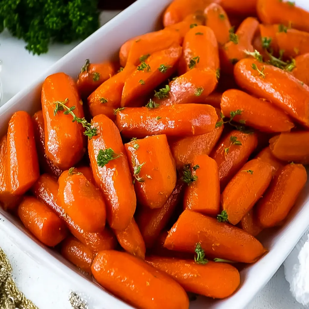 Easy Slow Cooker Glazed Carrots Recipe