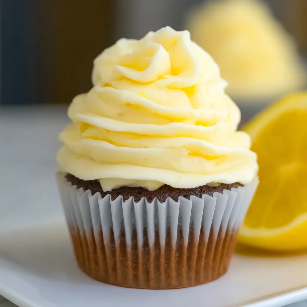 Lemon Cupcake Lemon Cream Cheese Frosting Recipe