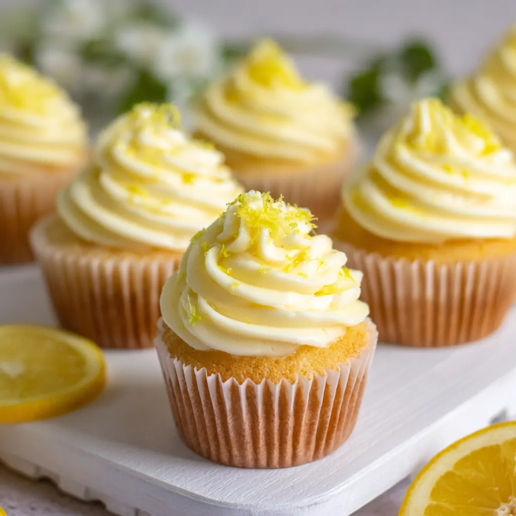 Lemon Cupcakes From Vanilla Box Cake