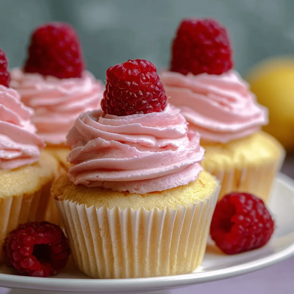 Lemon Raspberry Cupcakes From Box Cake