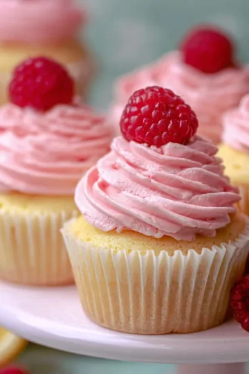 Lemon Raspberry Cupcakes Recipe