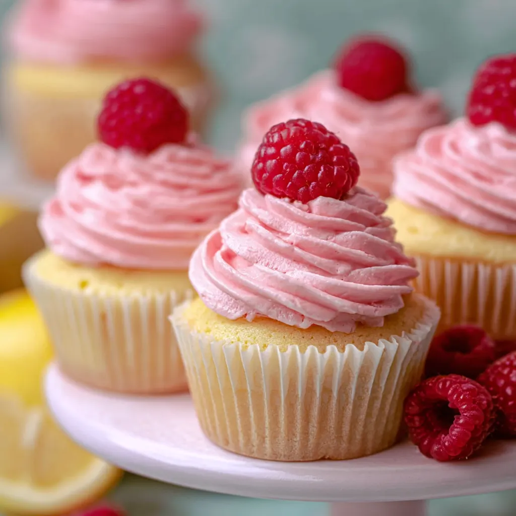 Lemon Raspberry Cupcakes Recipe