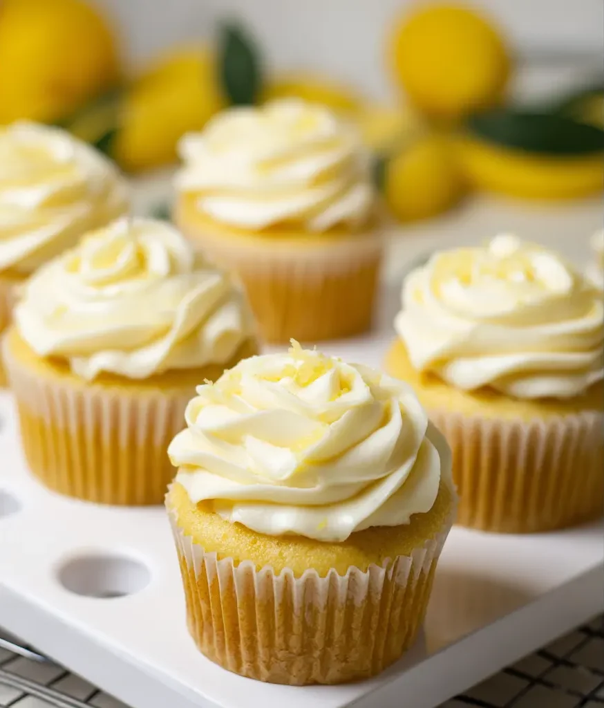 Lemon and Vanilla Cupcakes Recipe