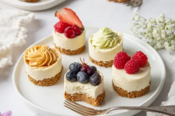 Mini No-Bake Cheesecakes
