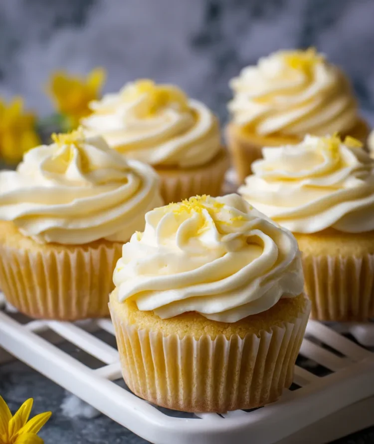 Strawberry Lemon Vanilla Cupcakes Recipe