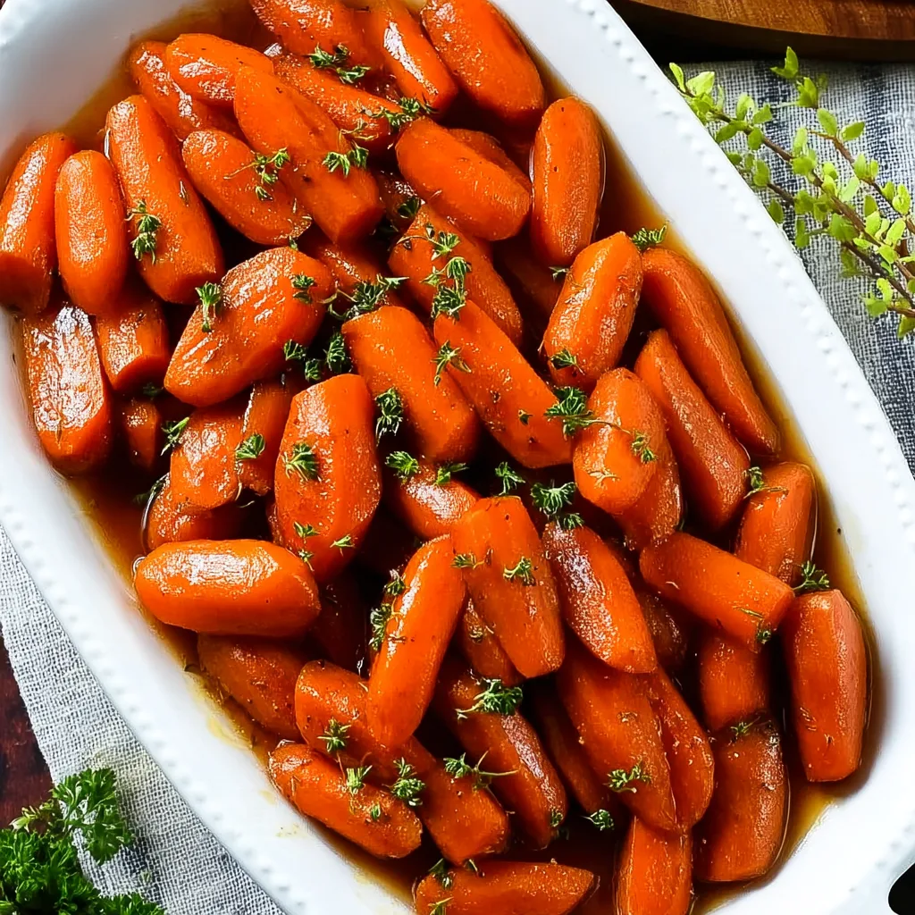 Slow Cooker Glazed Carrots Recipe