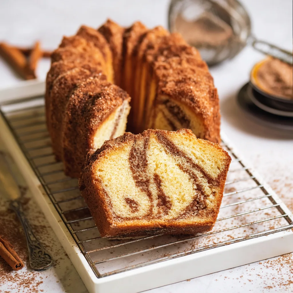 Sweet and Delicious Cinnamon Swirl Pound Cake Recipe
