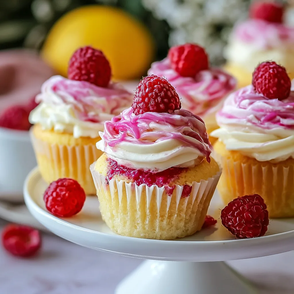 The Best Lemon Raspberry Cupcakes