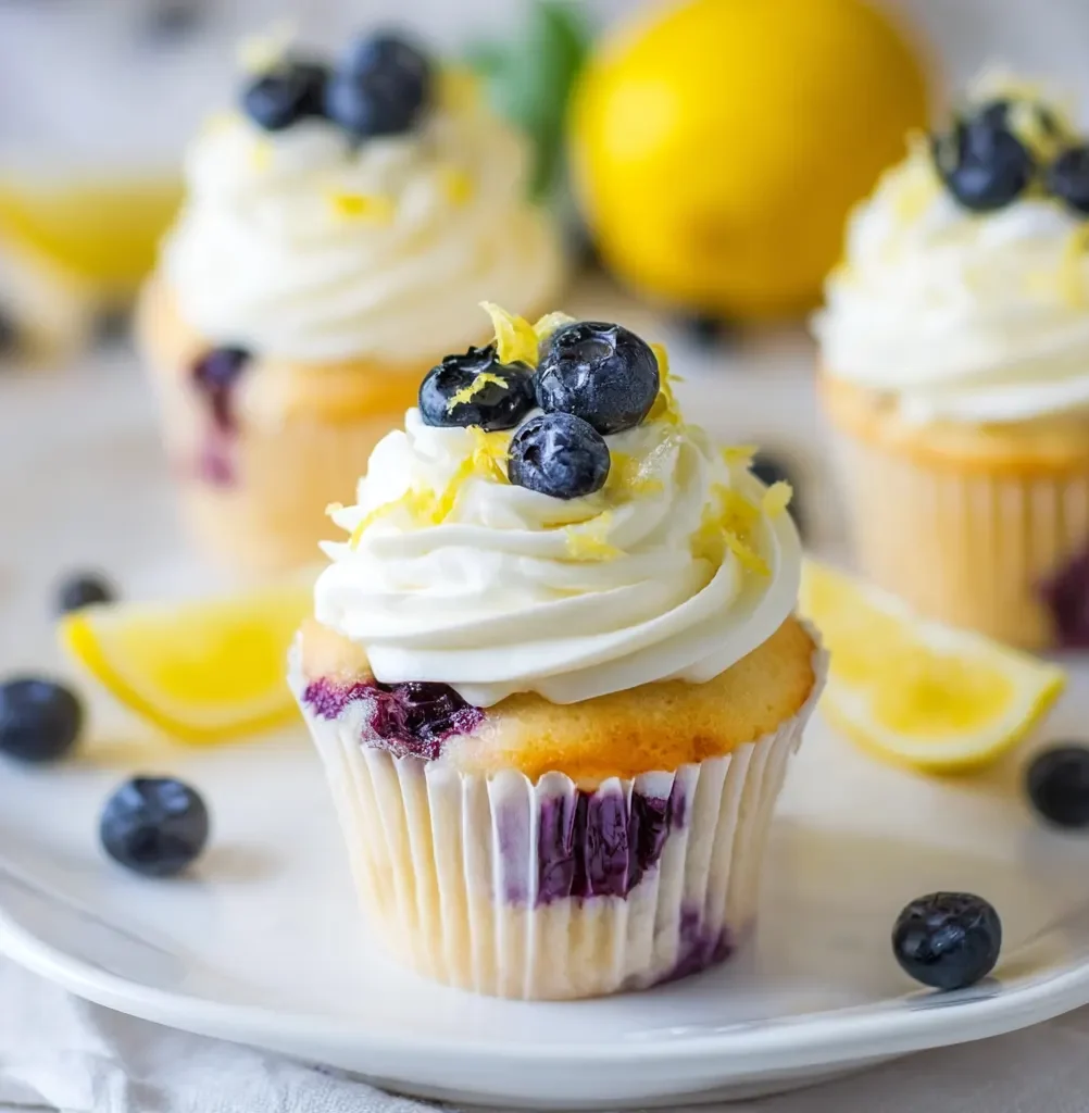 The Perfect Lemon Blueberry Cupcakes Recipe