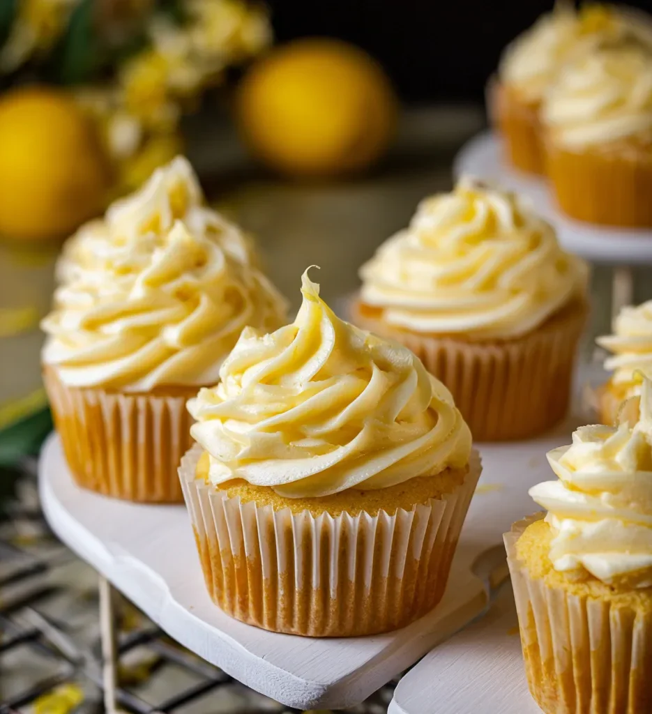 Vanilla Cupcakes With Lemon Curd Filling Recipe