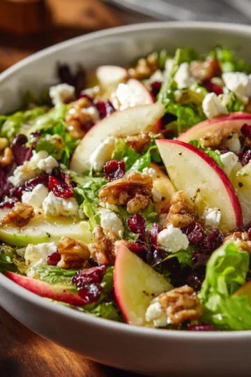 Apple Cranberry Walnut Salad