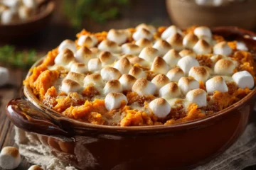 Sweet Potato Casserole with Marshmallows