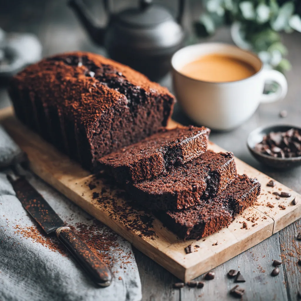 Dark Chocolate Loaf Cake