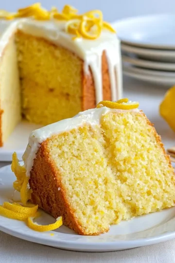 The Best Lemon Velvet Cake with Cream Cheese Frosting