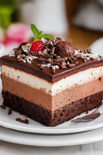 Triple Chocolate Cheesecakes
