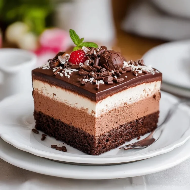 Triple Chocolate Cheesecakes