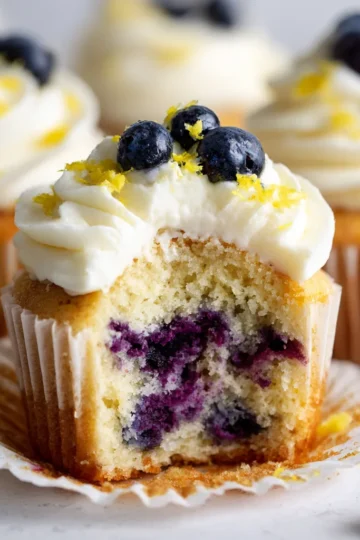 Lemon Blueberry Cupcakes